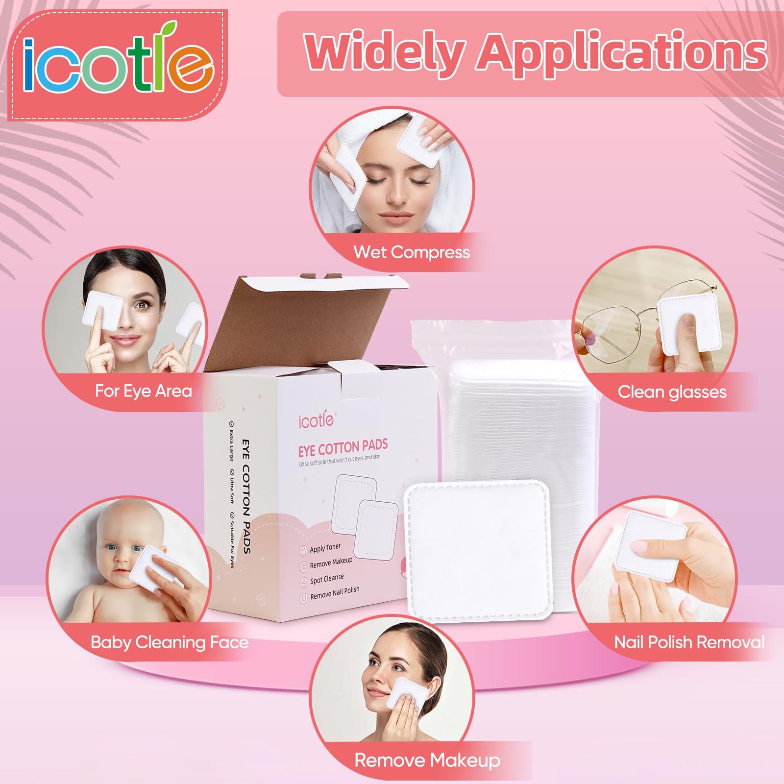 ICOTLE usos multipropósito: limpieza facial, uñas y cuidado diario