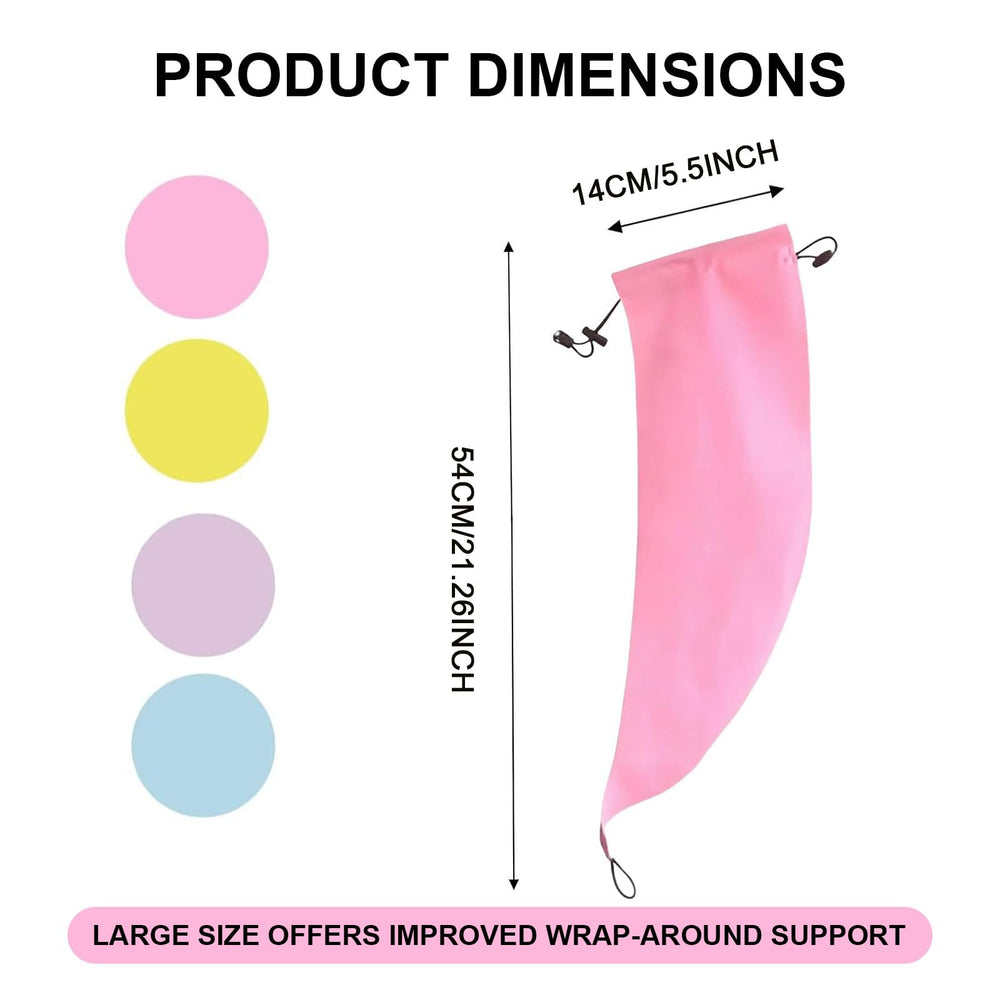 ICYSHIMER gorra ajustable rosa para ducha protege orejas y piel.