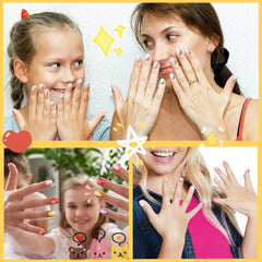 Ideal Swan uñas para niñas con retirada suave sin dañar las uñas.