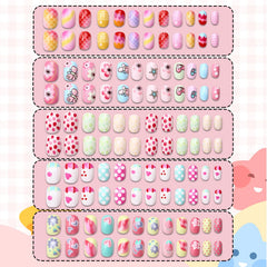 Ideal Swan uñas para niñas con múltiples tallas para ajuste perfecto.