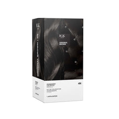 IGK Color Permanente 4N Original – caja de tinte para coloración profesional en casa