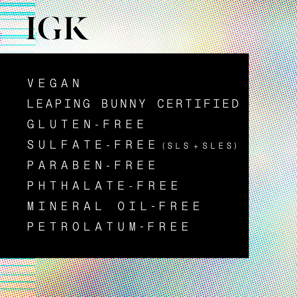 IGK Good Behavior Smoothing Spray, foco en protección de calor 450°F para estilos sin daño.