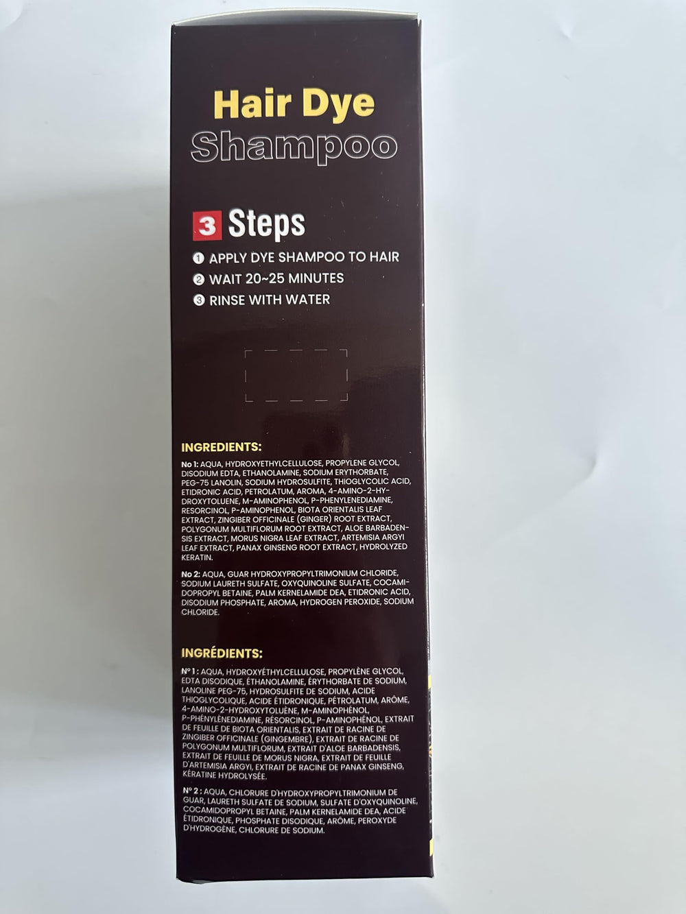 IIIMEIDU Champú Tinte: fórmula sin amoníaco ni parabenos para uso diario.