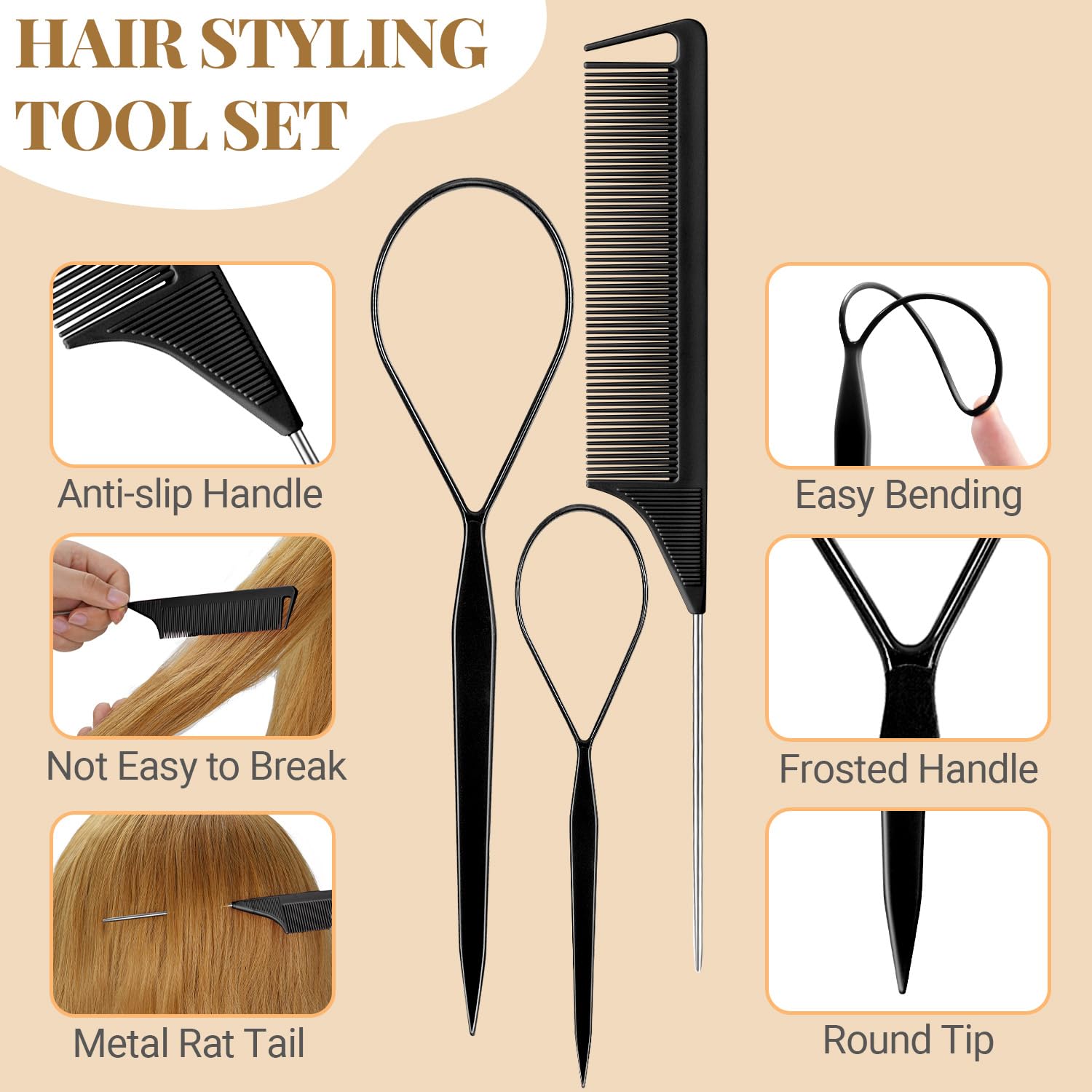 IKOCO caja organizadora para guardar accesorios de cabello