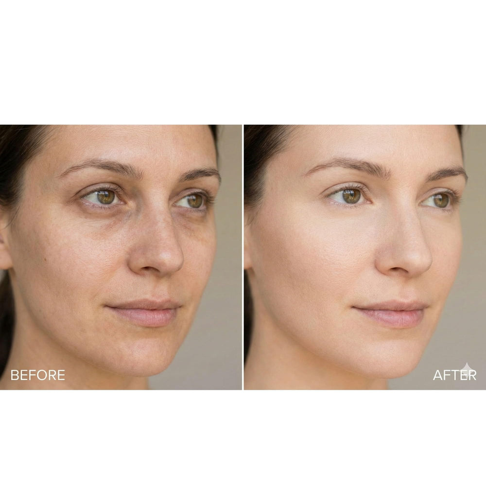Blemish coverage with Il Makiage Concealer 08 for a smoother complexion.