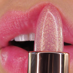Winky Lux Rosé Glimmer Balm – Bálsamo Labial Hidratante con Color que Cambia con el pH, Tono Rosa Natural y Aroma de Vainilla