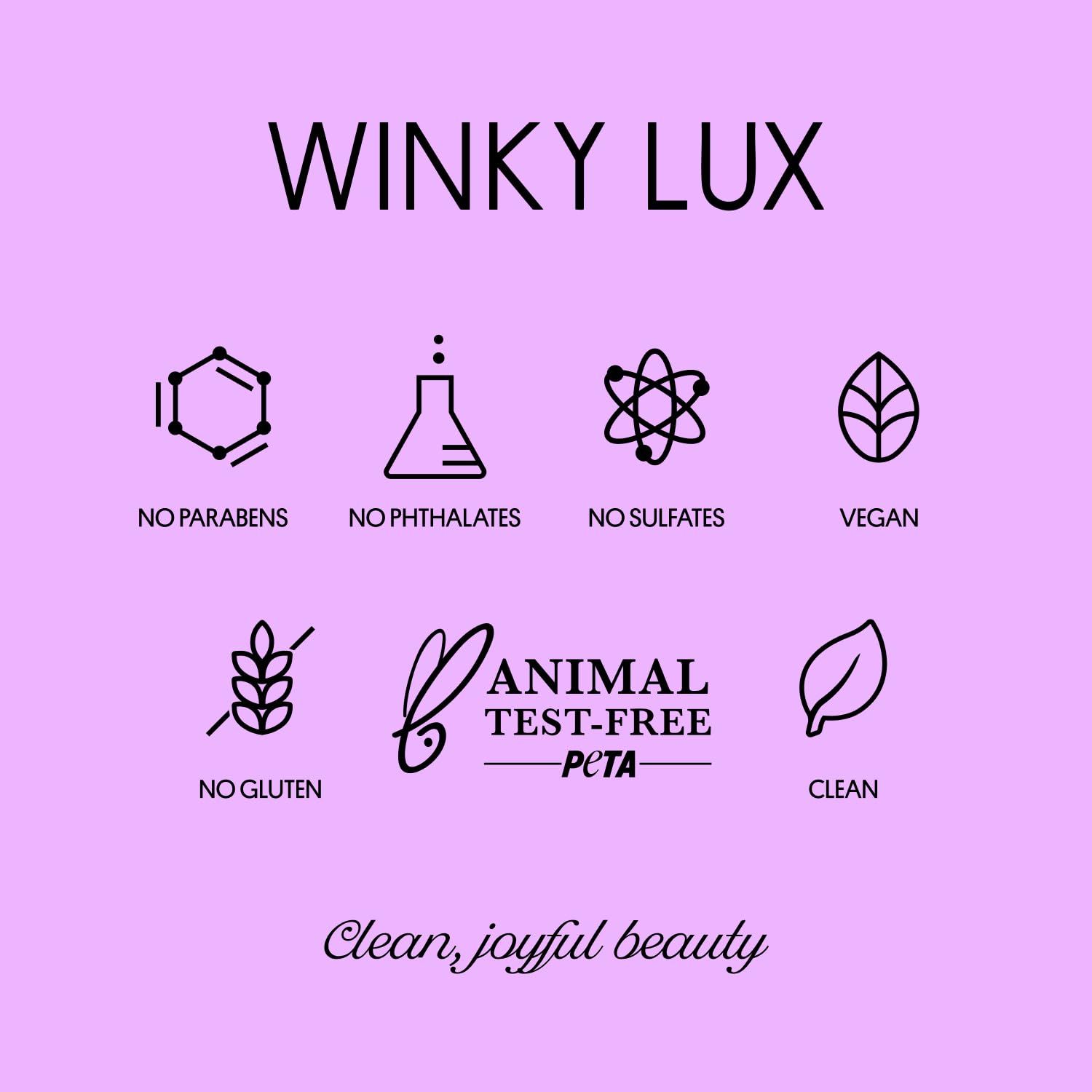 Winky Lux Rosé Glimmer Balm – Bálsamo Labial Hidratante con Color que Cambia con el pH, Tono Rosa Natural y Aroma de Vainilla