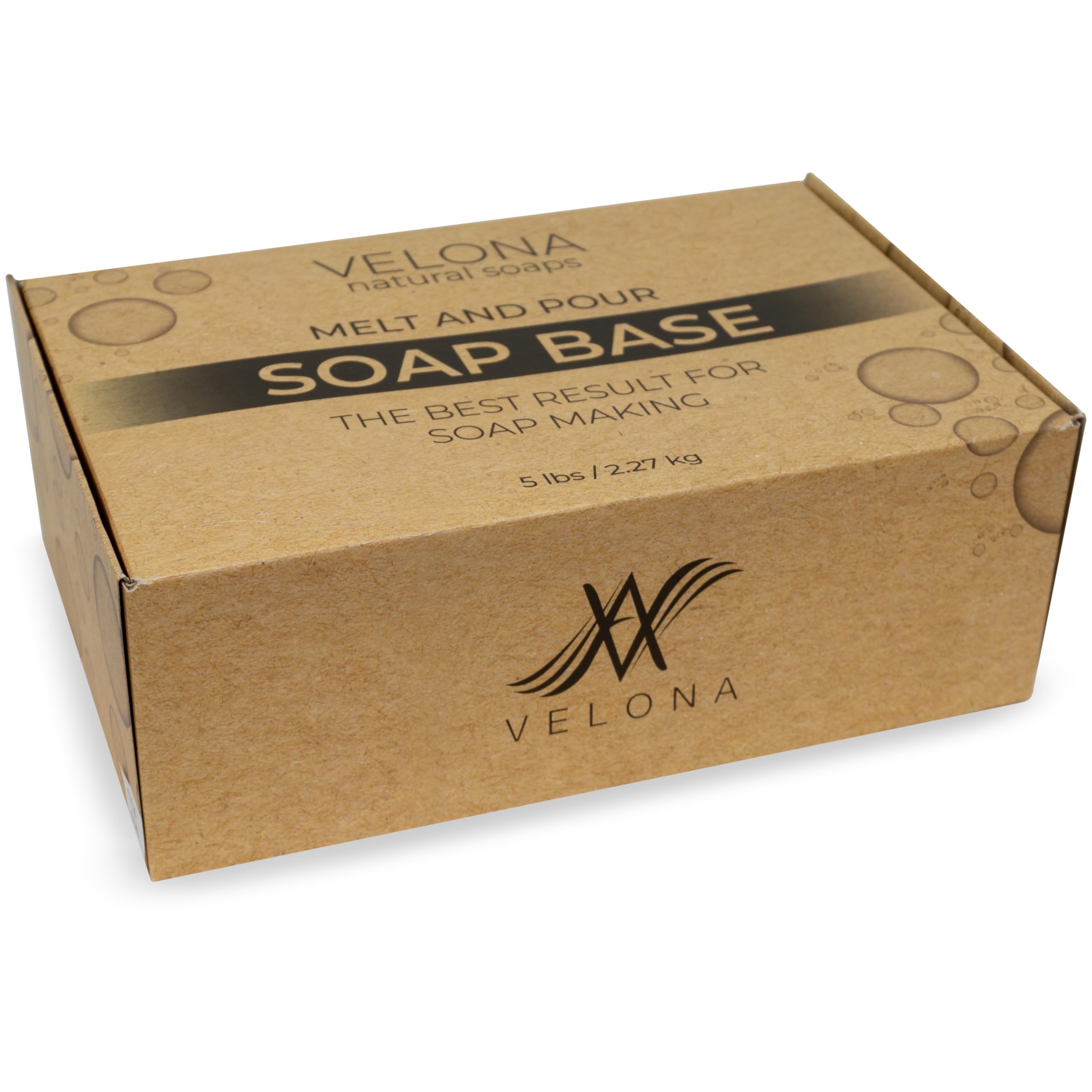 velona 5 lb – Base de jabón de manteca de karité (derretir y verter) sin SLS/SLES