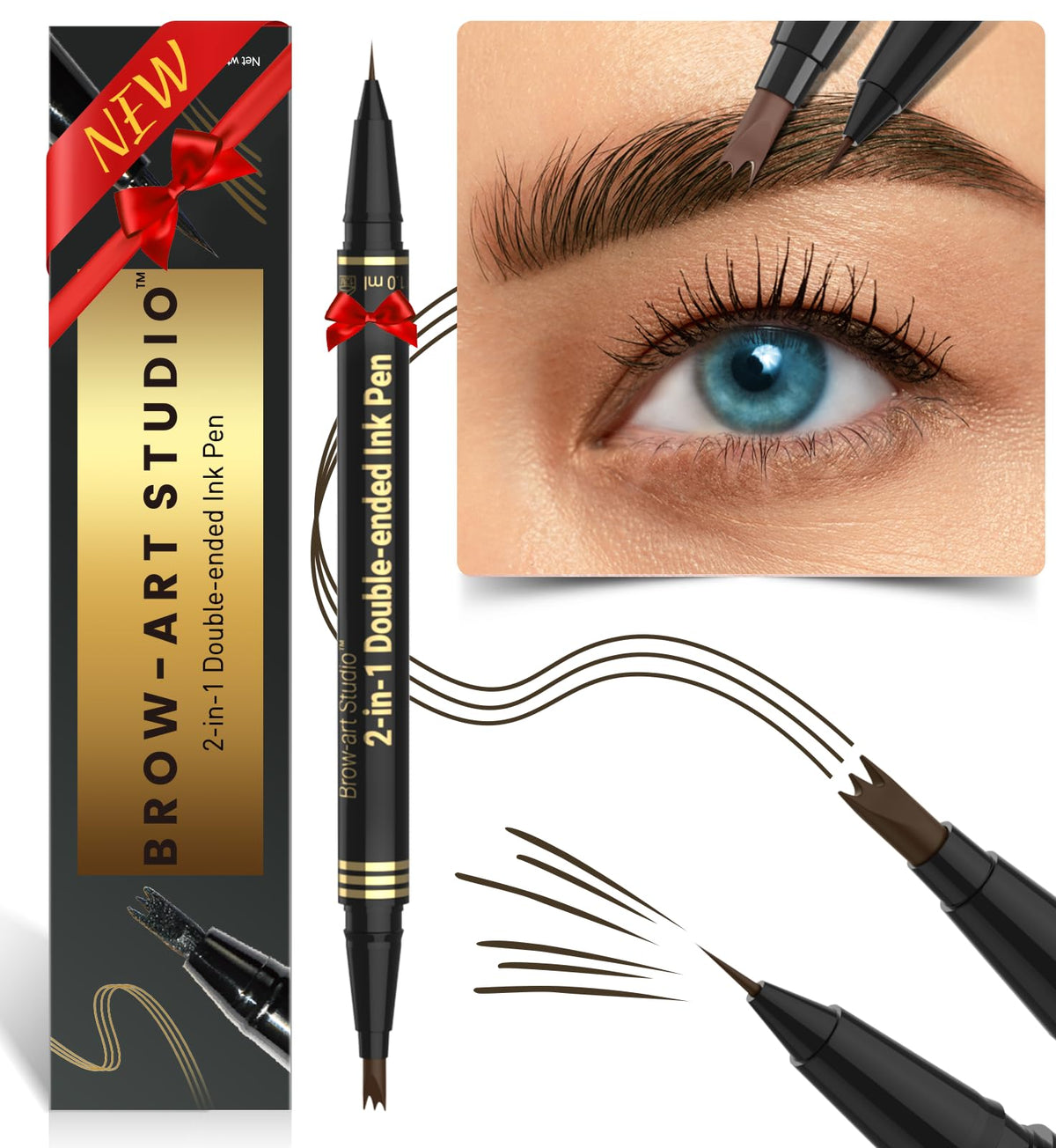 iMethod cejas lapiz microblading dos-en-uno para trazos naturales.