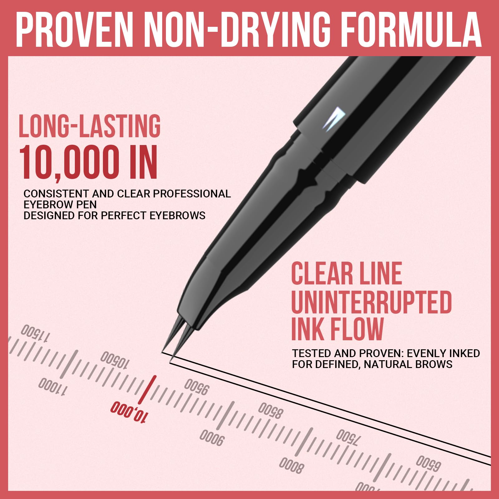 iMethod Curved Eyebrow Pen punta microblade para cejas con aspecto natural.