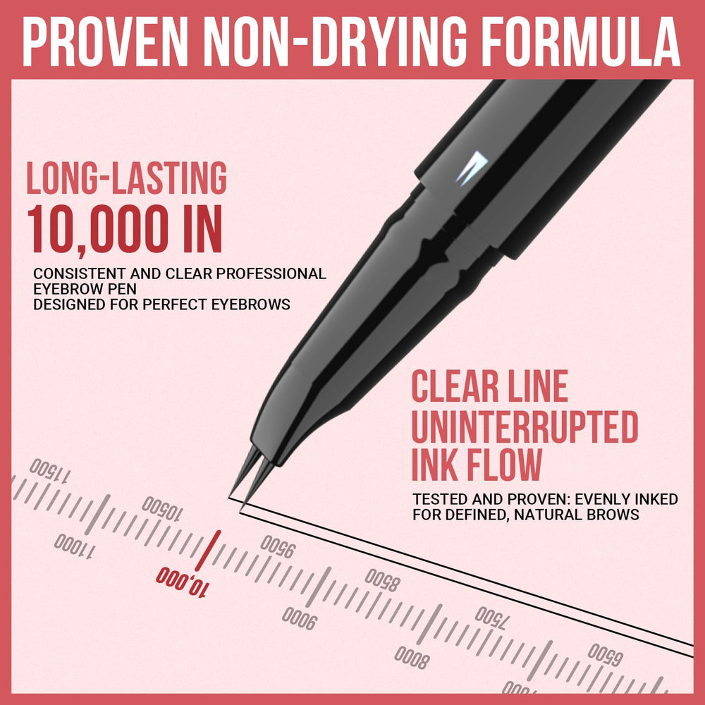 iMethod Curved Eyebrow Pen punta microblade para cejas con aspecto natural.