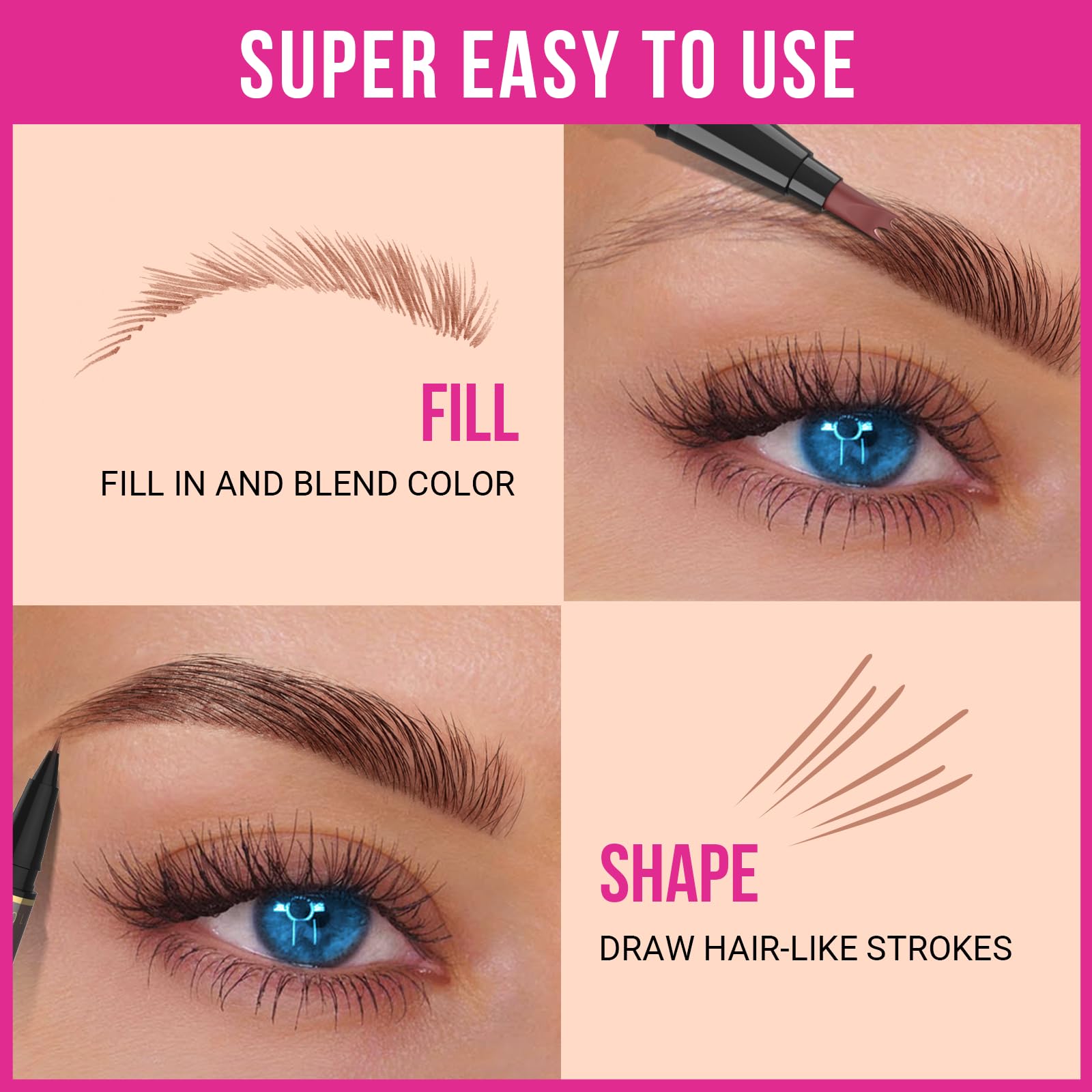 iMethod diseño compacto para llevar en bolso de maquillaje.