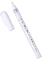 IMGDD bolígrafo esmalte uñas blanco; ideal para líneas nítidas y acabado suave.