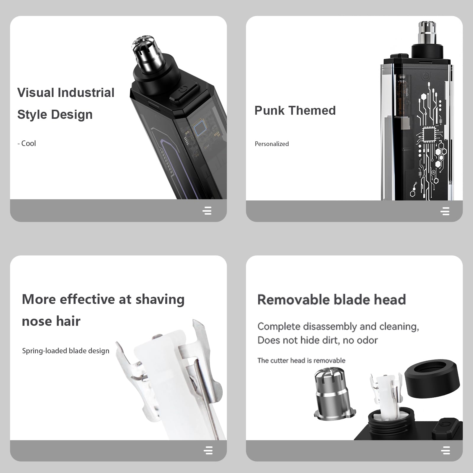 IMPORX diseño desmontable: limpieza rápida y mantenimiento sencillo.