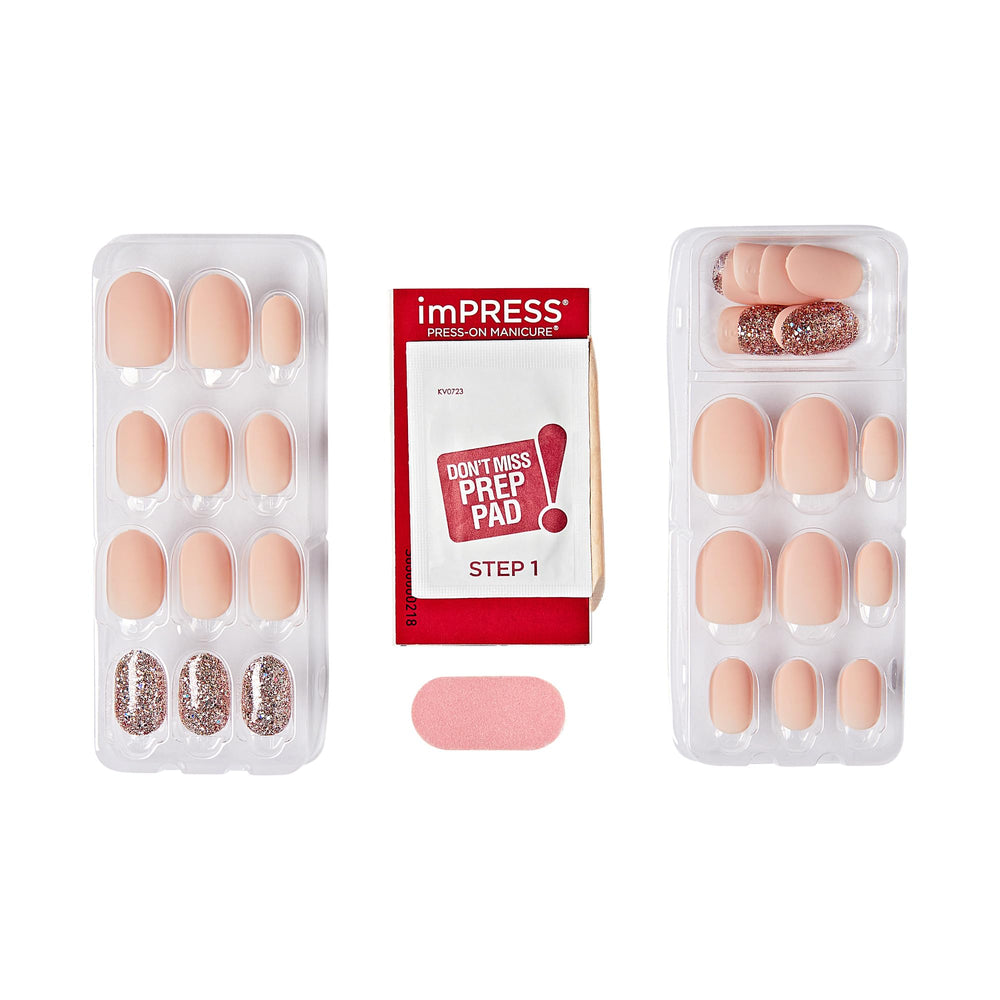 impres evanesce prep pad incluido para preparar uñas fácilmente.