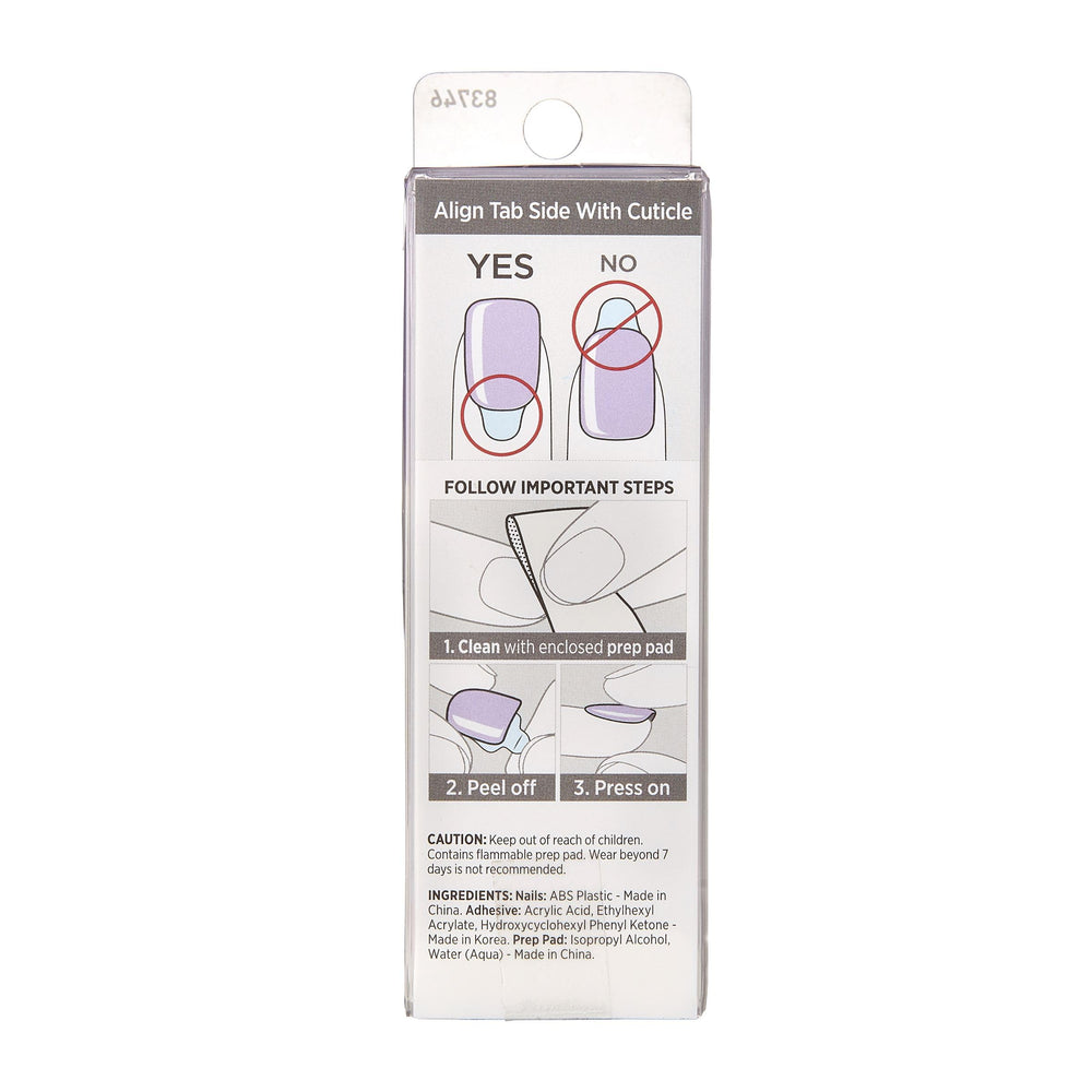 imPRESS adhesivo superior: fijación duradera para manicura en casa.