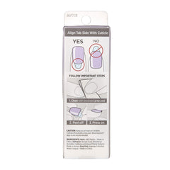 imPRESS adhesivo superior: fijación duradera para manicura en casa.