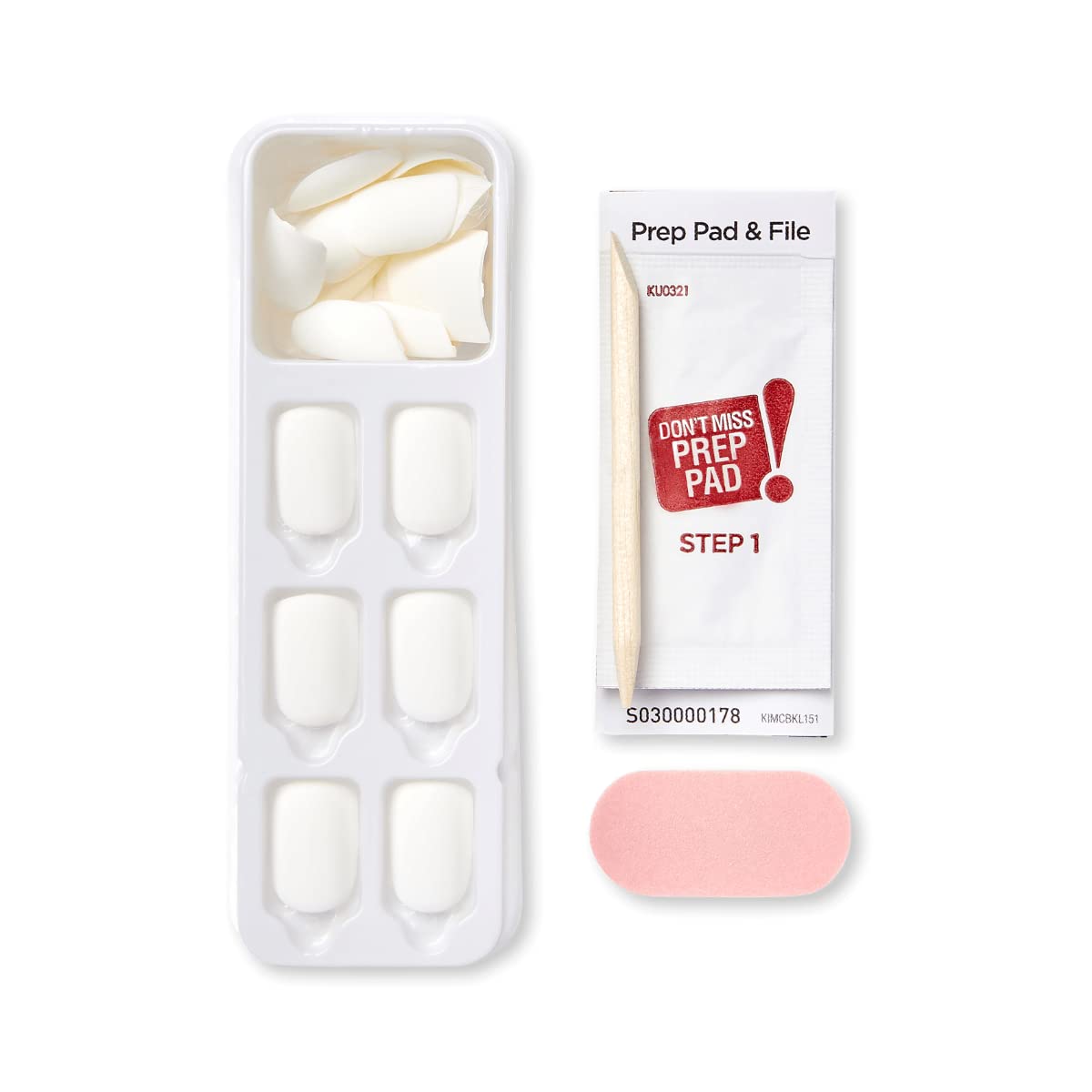 Kit completo de uñas imPRESS con tallas variadas para ajuste personalizado
