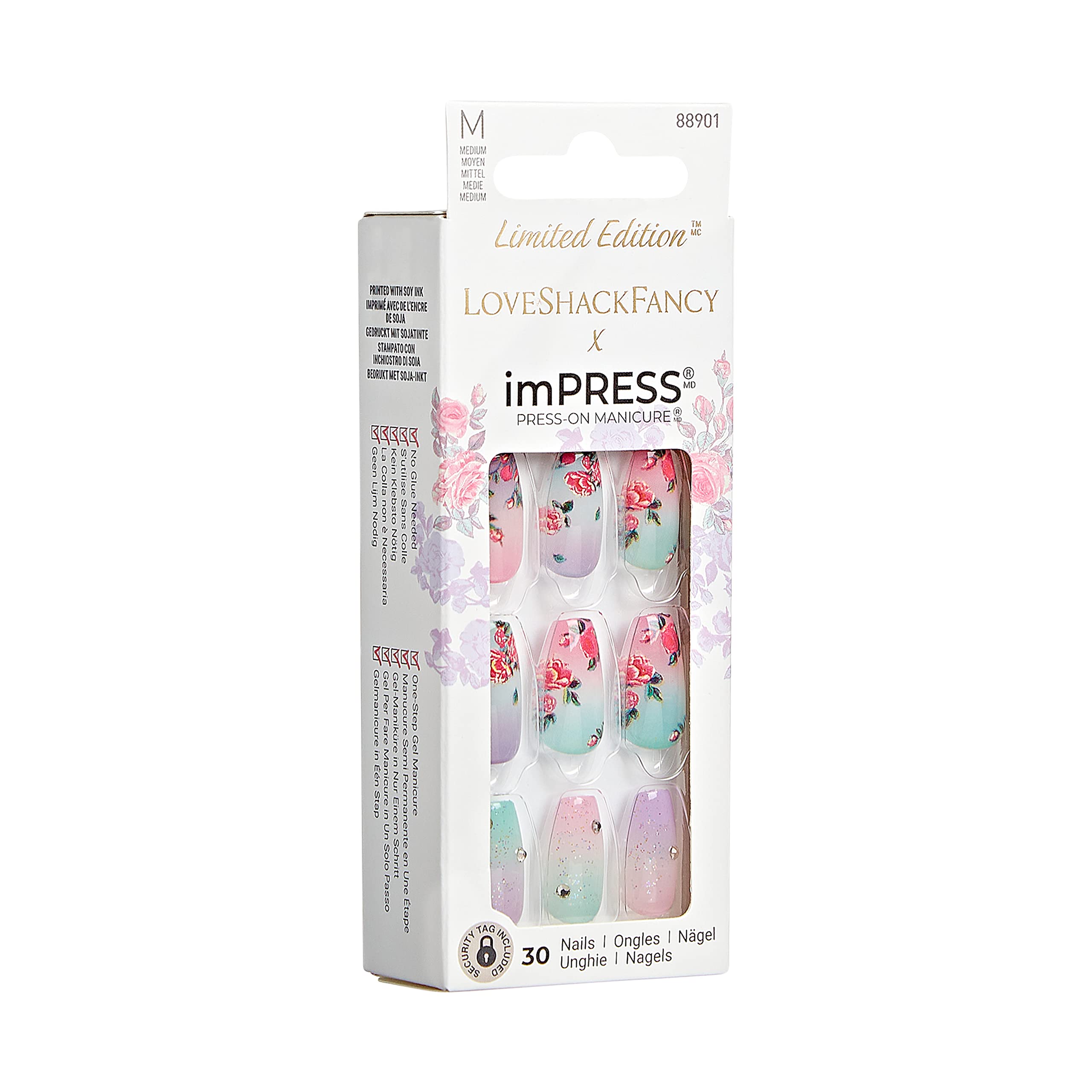 imPRESS Lilac Crush uñas-detalle-closeup: brillo suave y textura glamorosa
