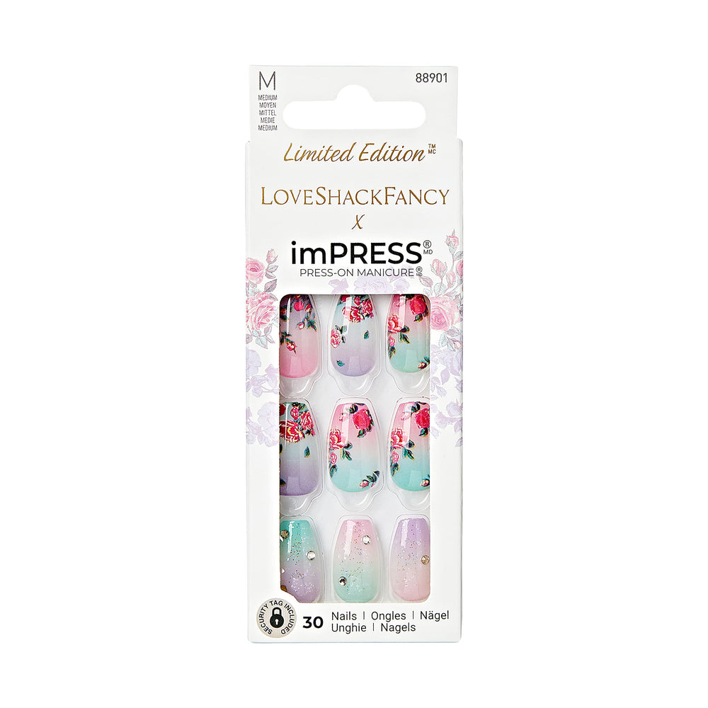 imPRESS Lilac Crush uñas-pack: belleza temporal con acabado lila elegante