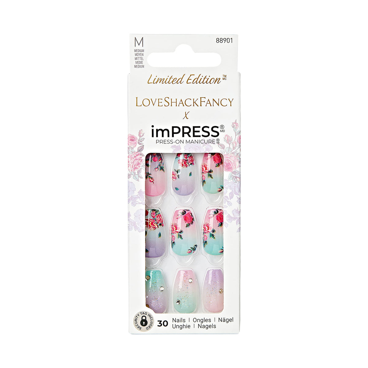 imPRESS Lilac Crush uñas-pack: belleza temporal con acabado lila elegante