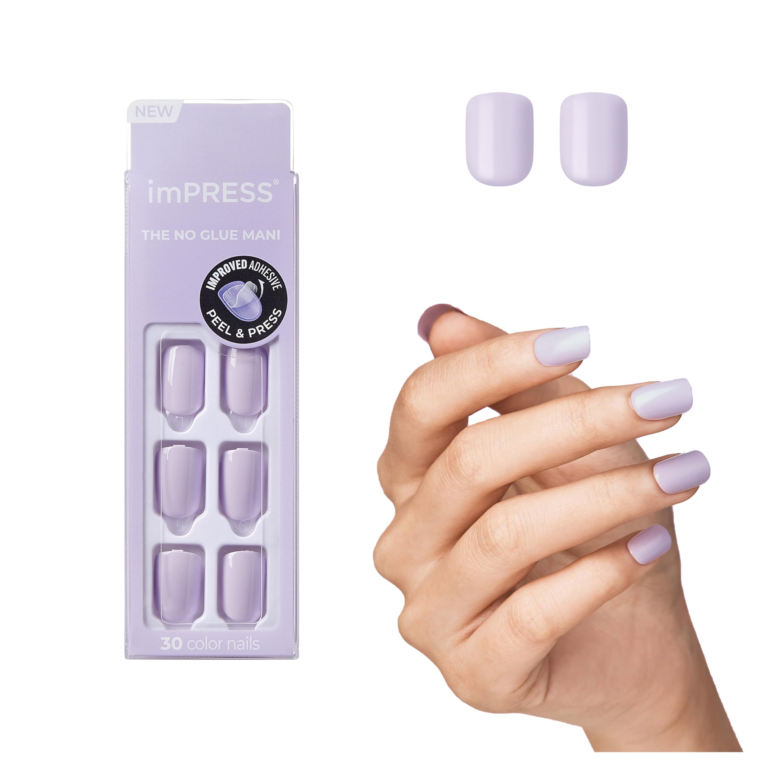 imPRESS uñas postizas color-impress-kit: acabado gel suave y cómodo para diario.