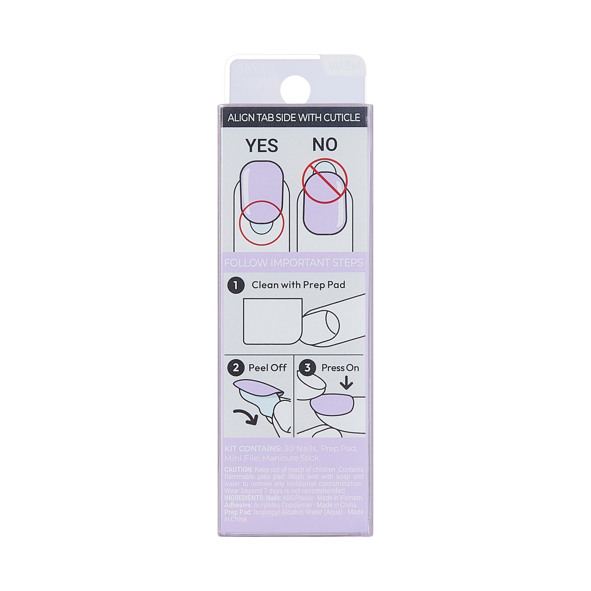 imPRESS uñas compatibles con manicura de manos y pies para bricolaje.
