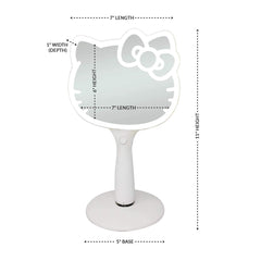 Base magnétique du miroir Hello Kitty, support stable pour mains libres.