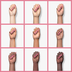 Imtiti Esmalte Gel Rosa Translúcido se cura con UVLED.