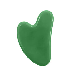Ina Beauty Gua Sha Corazon Jade Frontal: define el contorno y eleva la piel
