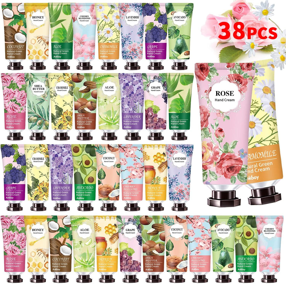 INALIER 38-pack cremas de manos, variedad de aromas para regalo