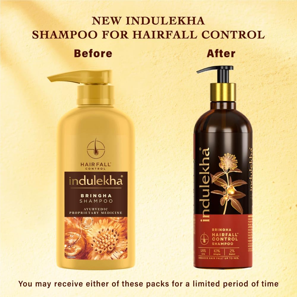 INDULEKHA Bringha champú nutre y aporta brillo al cabello