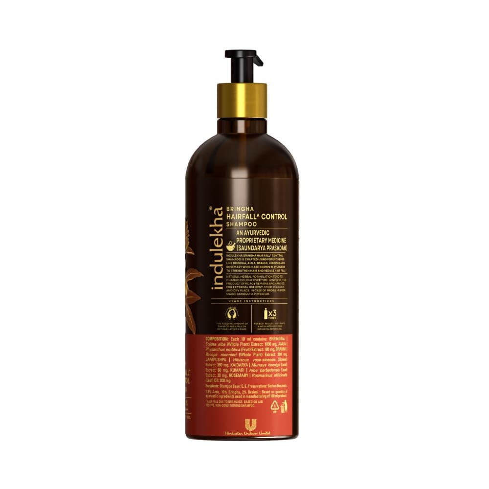 INDULEKHA Bringha champú para equilibrio del cuero cabelludo