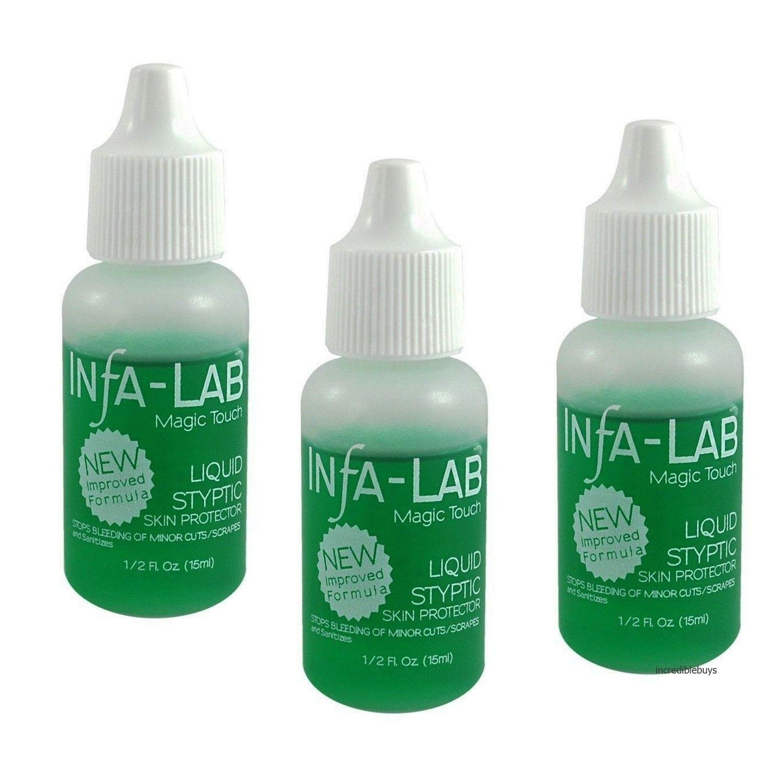 Infalab Toque Magico: botella gotero para sellar cortes menores y calmar la piel.