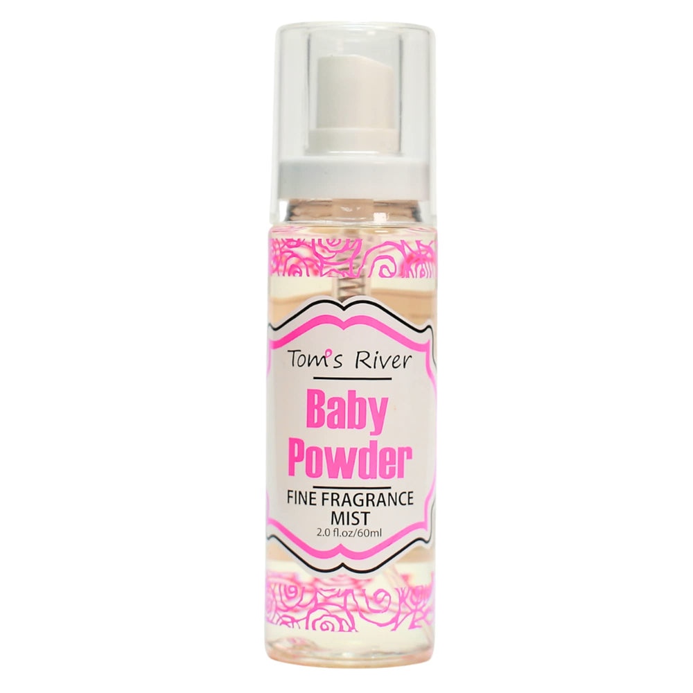 Infinix Baby Powder Bruma en botella, aroma suave y duradero.