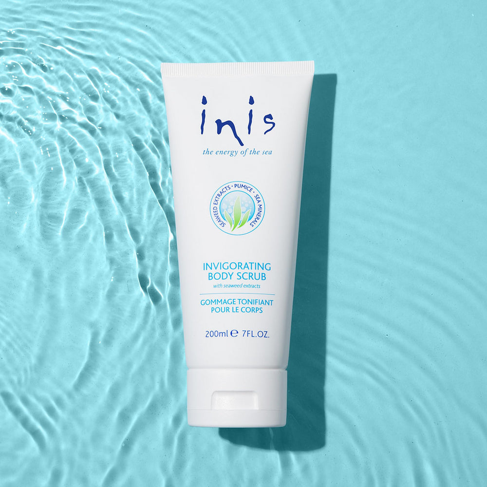 Inis exfoliante corporal algas marinas: ingredientes marinos que cuidan la piel.