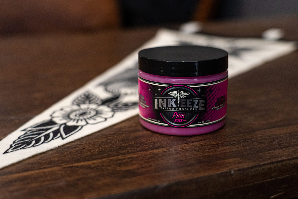 Opción vegana y libre de crueldad de INK-EEZE para tatuajes