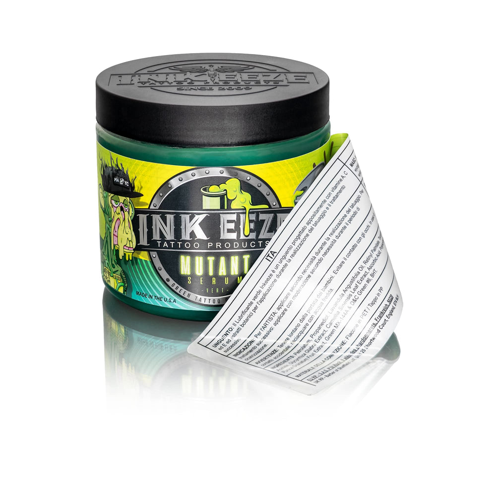 INK-EEZE Mutant Serum edición limitada coleccionable para entusiastas del arte corporal.