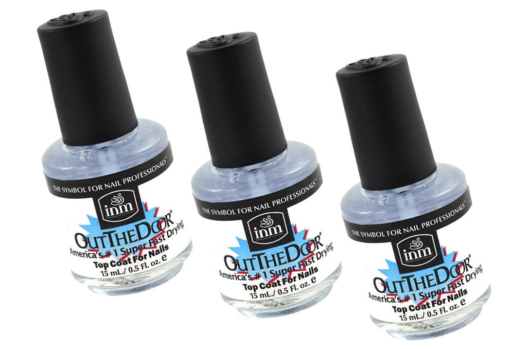 inm capa superior secado rapido, brillo duradero para uñas