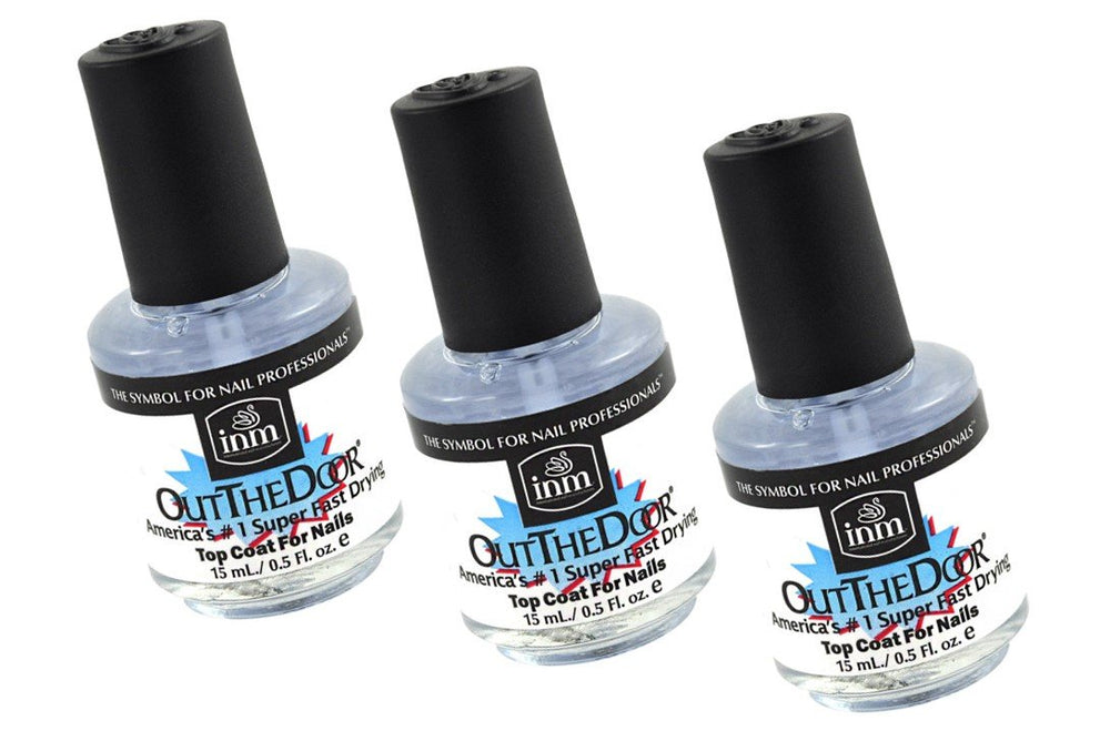 inm capa superior secado rapido, brillo duradero para uñas