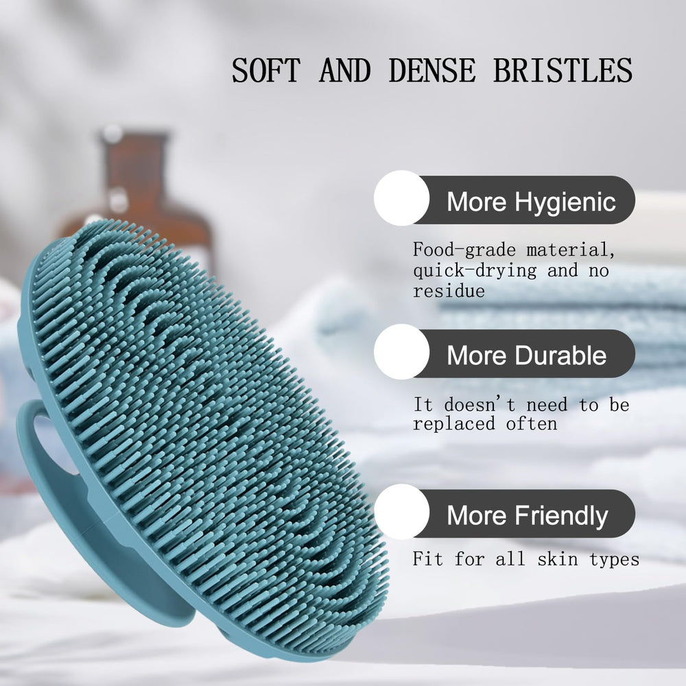 InnerNeed cepillo con orificio para colgar facilita secado y limpieza rápida.