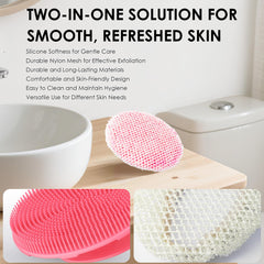 INNERNEED cepillo corporal silicona brisas flexibles para lavado suave