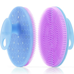 INNERNEED cepillo corporal silicona magnético para ducha exfoliación suave y eficaz.