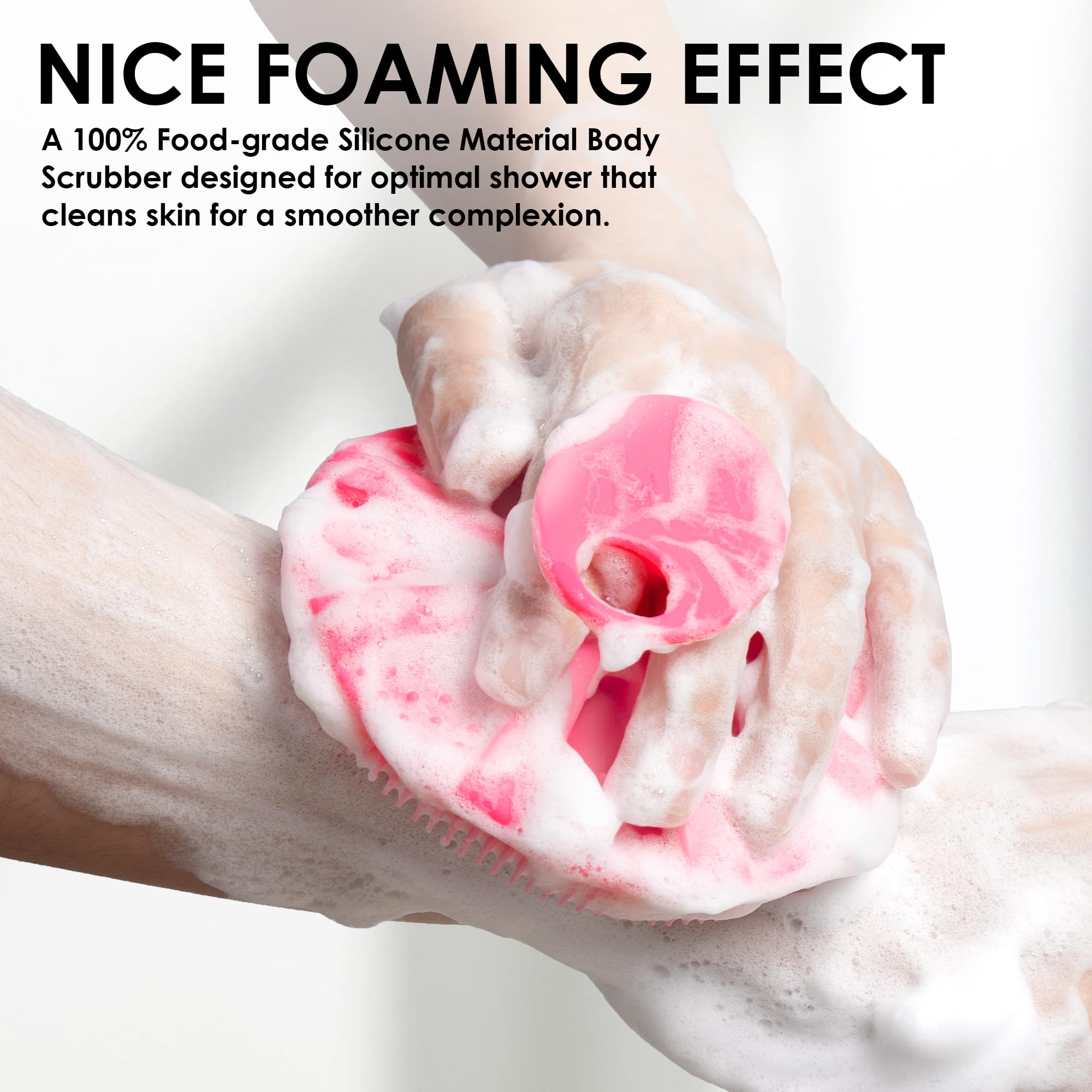 INNERNEED esponja exfoliante nailon para exfoliación eficaz