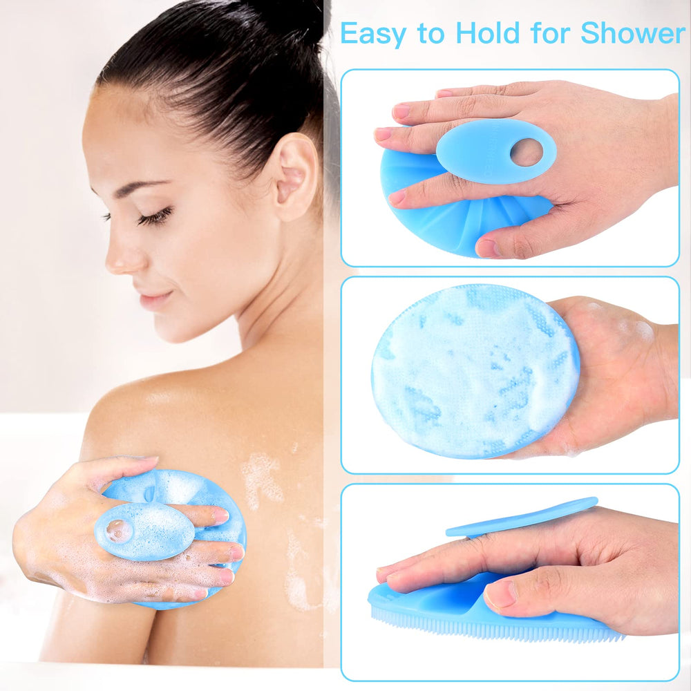 INNERNEED higiene-duradera cepillo de silicona con limpieza rápida.