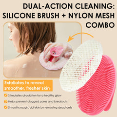 INNERNEED malla-nylon-exfoliante-cuerpo, exfoliación eficaz para la piel.