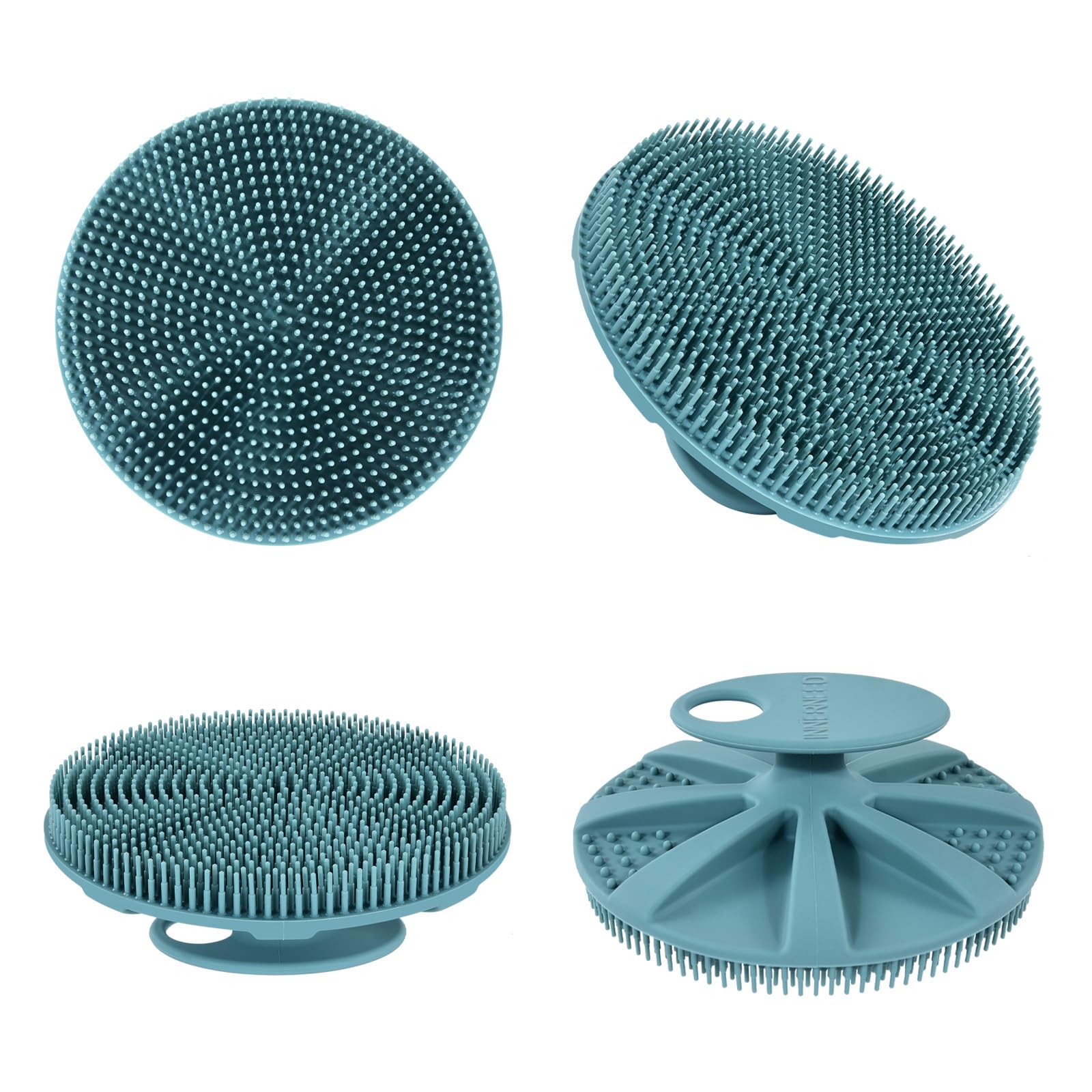 InnerNeed uso diario del cepillo corporal para exfoliación suave y piel saludable.