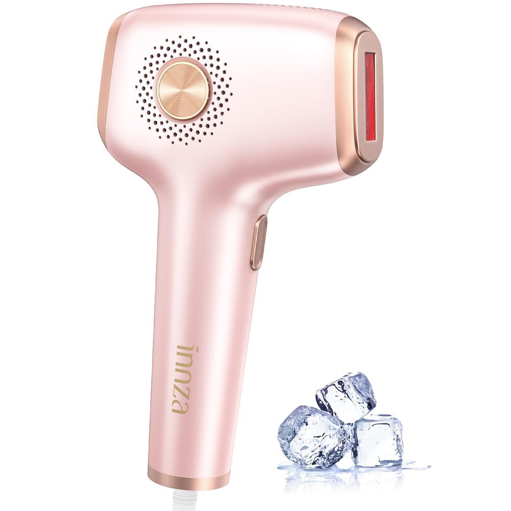INNZA IPL depilación con hielo integrada para mayor comodidad durante el tratamiento.