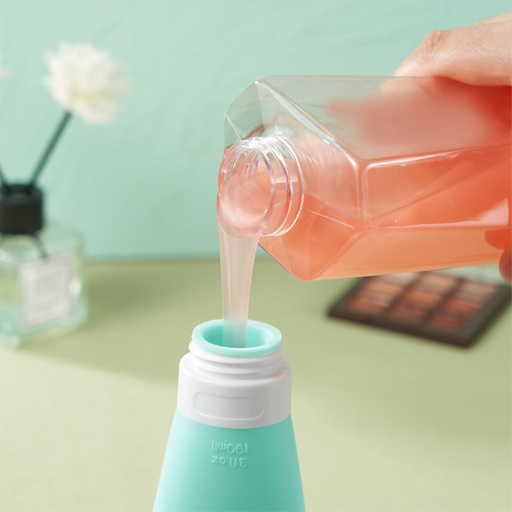 Tuberías de silicona INSFIT libres de BPA, duraderas y reutilizables para cosméticos.