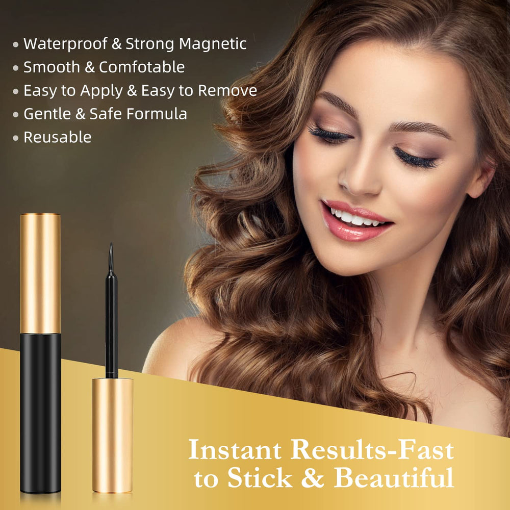 INSMART pestañas reutilizables con cuidado simple para múltiples estilos.